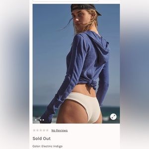 NWT Free People Adventure hoodie size XL